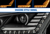 Headlights LED Black Set 2022+ Peterbilt new 579