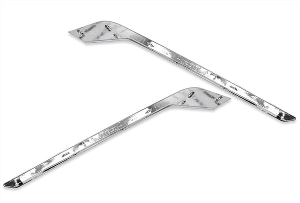 Chrome Hood Air Intake Bezels Set 2022+ Peterbilt 579