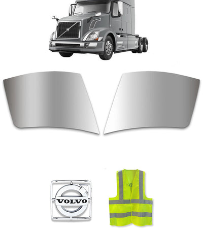 Bumper Corners Chrome Trim Set 2004-2015 Volvo VNL
