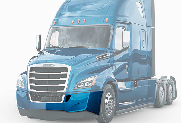 Bumper Cover without Fog Hole Plastic Driver 2018+ Freightliner Cascadia 126 116