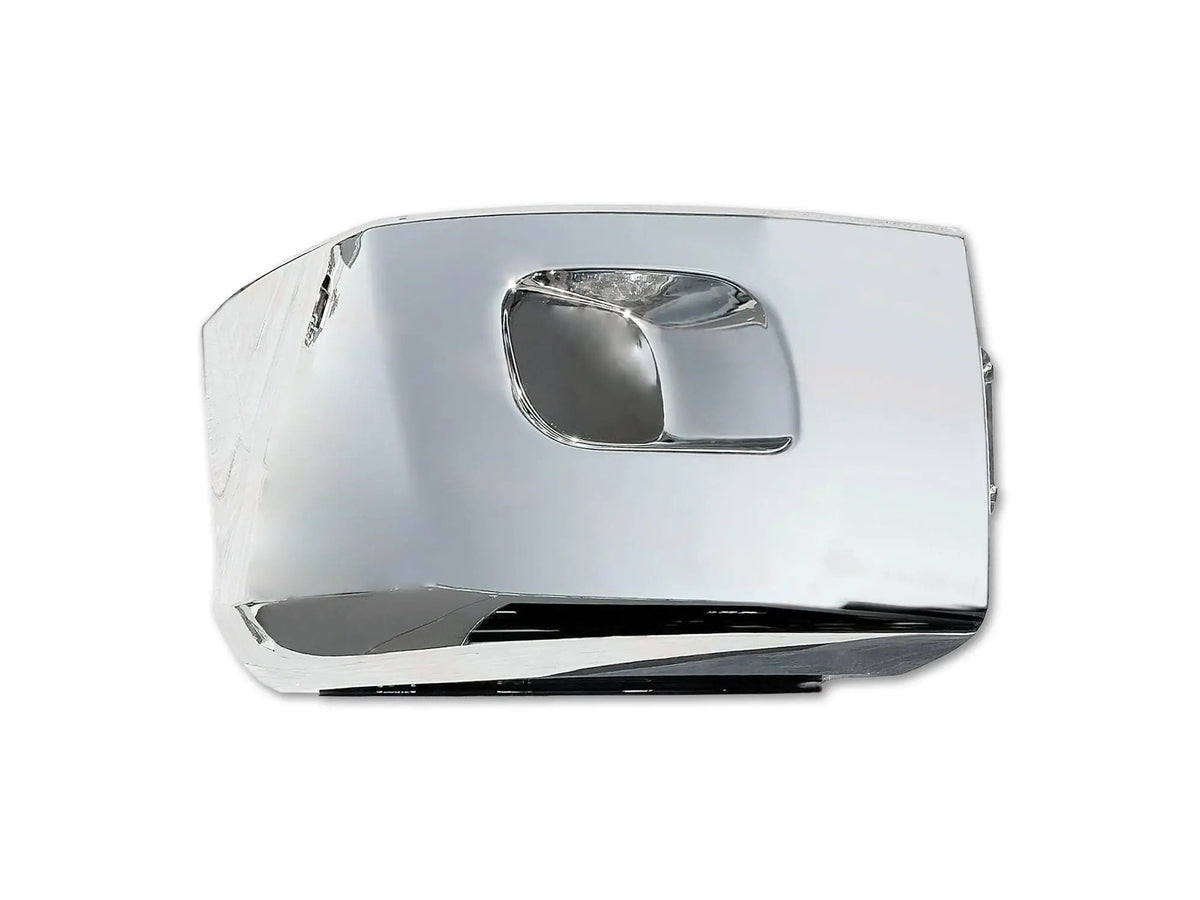 Chrome Plastic Bumper Corner Right Side No Fog Light Hole for Peterbilt 579 - 