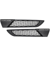 Conjunto de biseles de entrada de aire larga con tapas negras Juego 2025 2026 Freightliner Cascadia