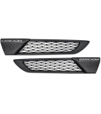Long Air Intake Bezel Assembly w/Black Covers Set 2025 2026 Freightliner Cascadia
