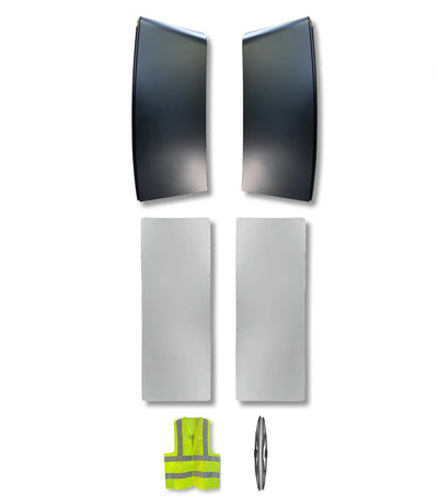 Cabin Sleeper Fairing Extenders Upper & Lower Full Set 2013-2021 Peterbilt 579