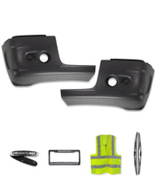 Bumper Corners With One Fog Hole Plastic Set 2005-2011 Freightliner Century 112 120