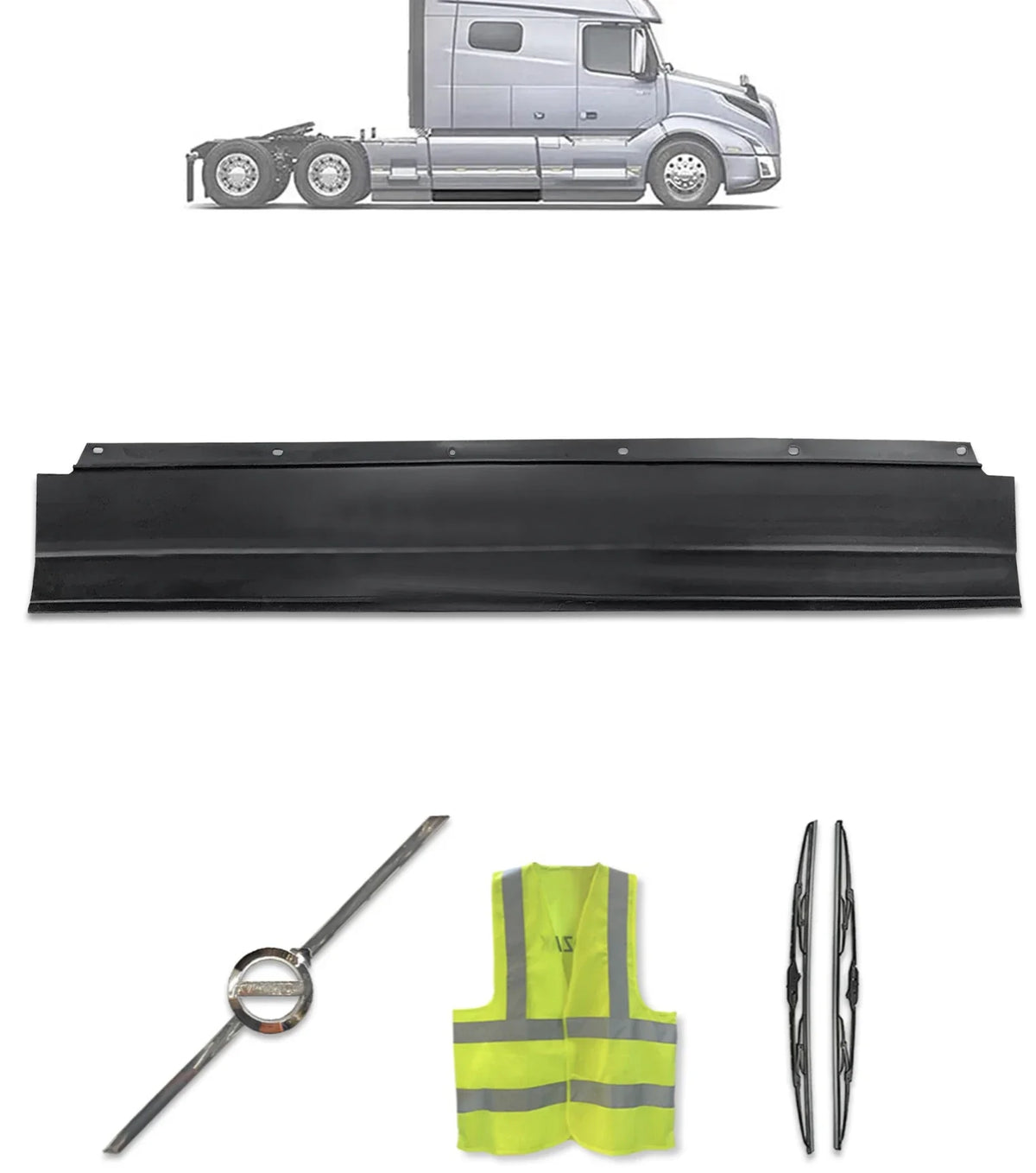 Fairing Panel Extension Middle Center Passenger 2018+ Volvo VNL