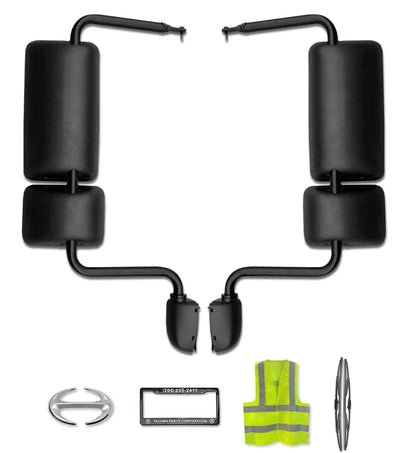 Door Mirrors Assembly Black Set 2008-2021 Hino 238 258 268 338