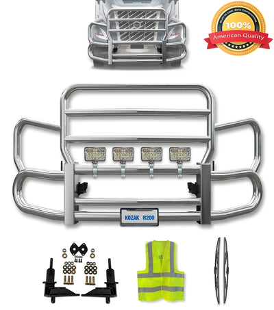 Front Steel Grille Deer Guard Herd 300 2025+ Volvo VNL 300 440 640 660 840 860 VNR 300 440 640 660