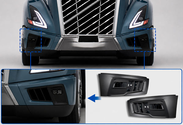 Bumper Corners, End Caps and Bezels Set 2025+ Volvo VNL New