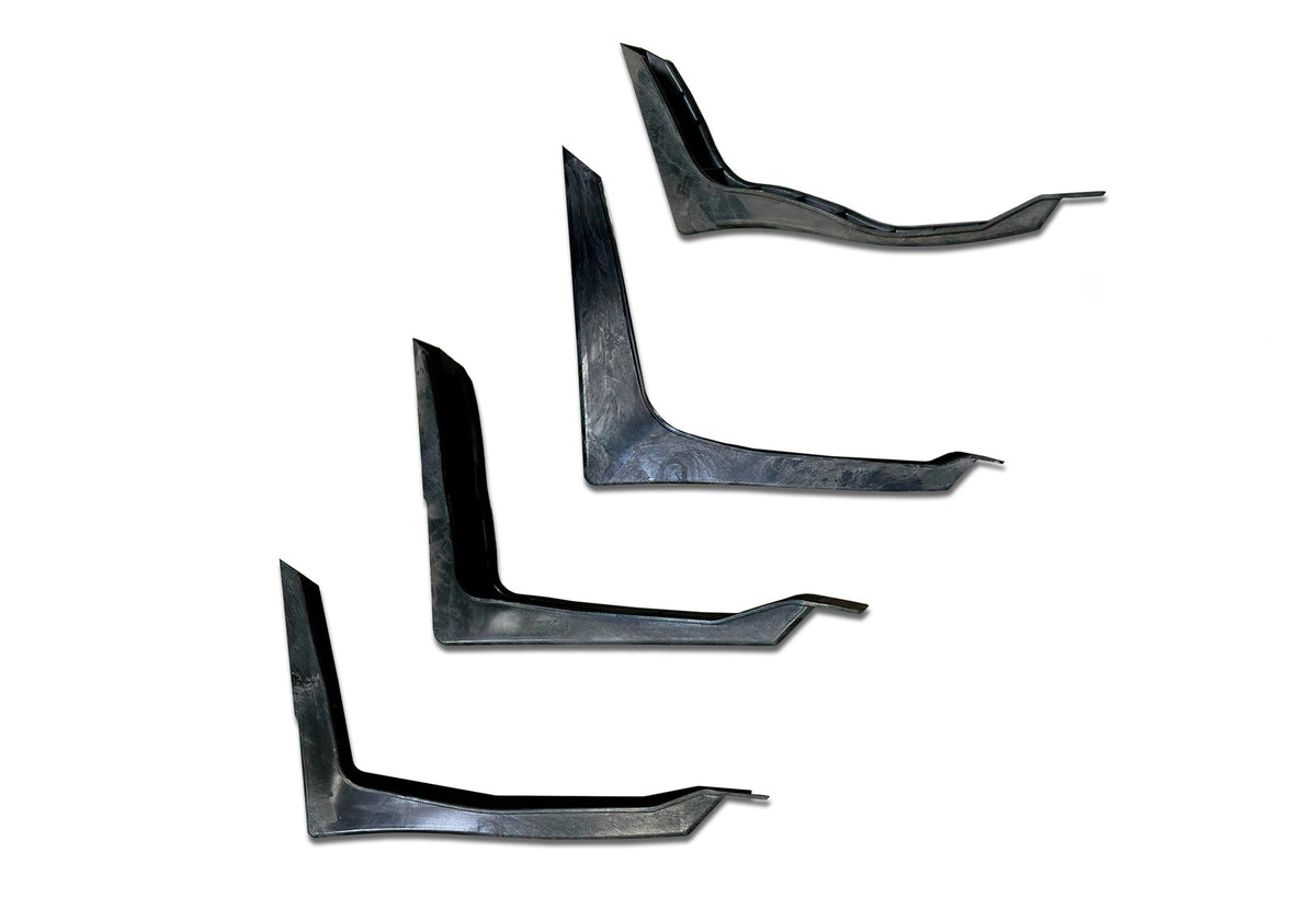 Lower Wind Fairing Cab Extender Plastic w/Brackets Set Driver Side International LT625