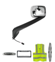 Hood Mirror Chrome Driver 2018+ Freightliner Cascadia 126 116