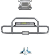 Gray Front Grille Deer Moose Bumper Guard 2004-2017 Volvo VNL