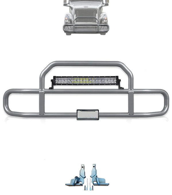 Gray Front Grille Deer Moose Bumper Guard 2004-2017 Volvo VNL