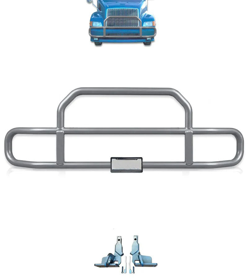 Gray Front Grille Deer Moose Bumper Guard 1999-2003 Volvo VNL