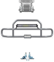 Gray Front Grille Deer Moose Bumper Guard 2018+ Volvo VNL