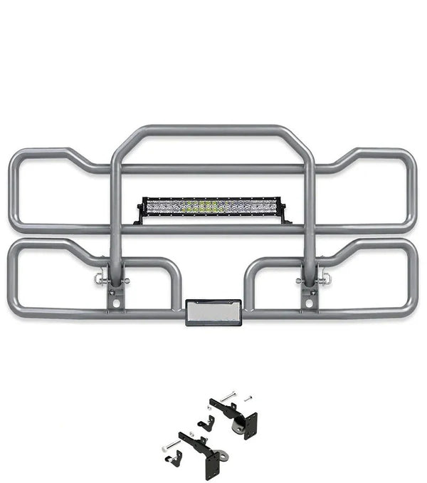 Gray Front Grille Deer Moose Bumper Guard 2013-2021 Peterbilt 579