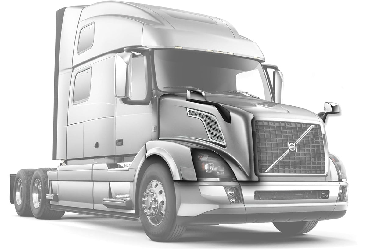 Hood Fender Fiberglass with Set accessories Passenger 2004-2017 Volvo VNL
