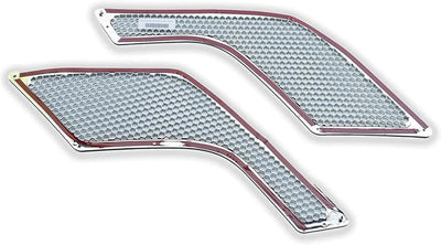 Chrome Finish Side Air Hood Vents Set Volvo VNL 2004-2016 - 