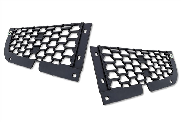 Front Bumper Upper Trim Mesh Grilles Set 2018-2024 Freightliner Cascadia