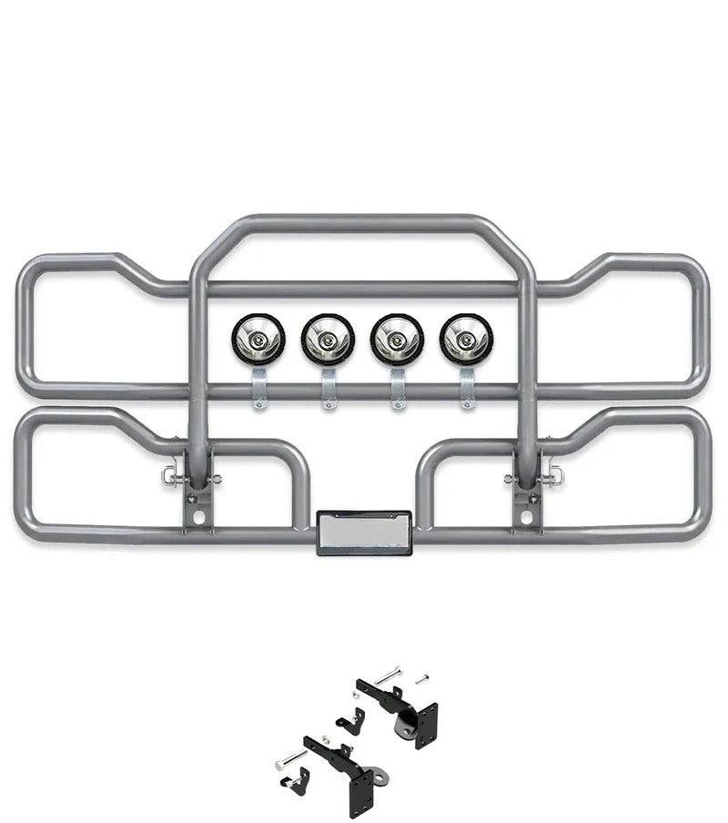 Gray Front Grille Deer Moose Bumper Guard 2013-2021 Peterbilt 579
