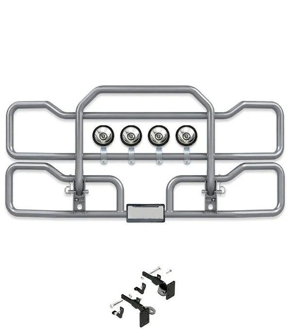 Gray Front Grille Deer Moose Bumper Guard 2013-2021 Peterbilt 579