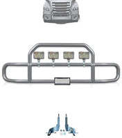 Gray Front Grille Deer Moose Bumper Guard 2018+ Freightliner Cascadia 126 116