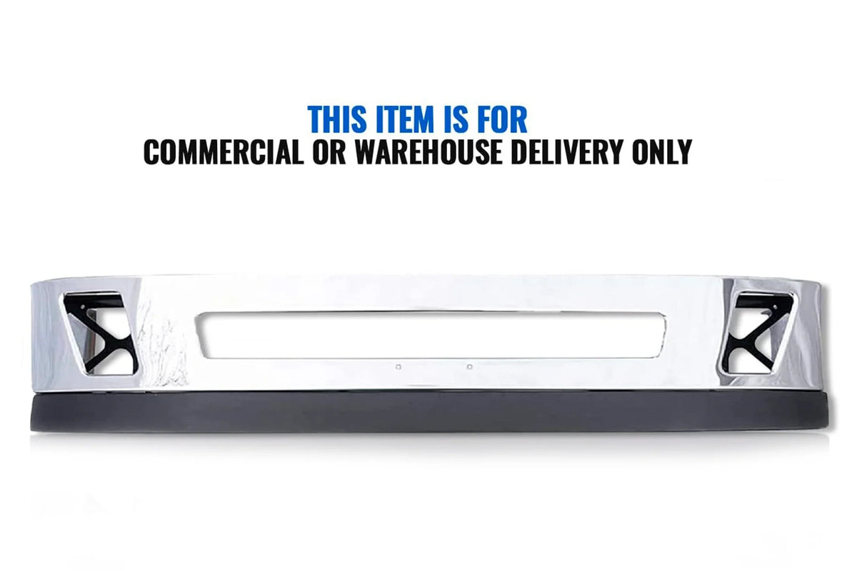 Bumper 12" with Fog Hole Chrome 2004-2017 Volvo VNL