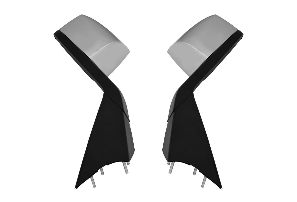 Hood Heated Mirrors Chrome Set 2018+ Volvo VNL VNR