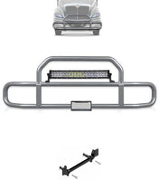 Gray Front Grille Deer Moose Bumper Guard International RH (Plastic Bumper)