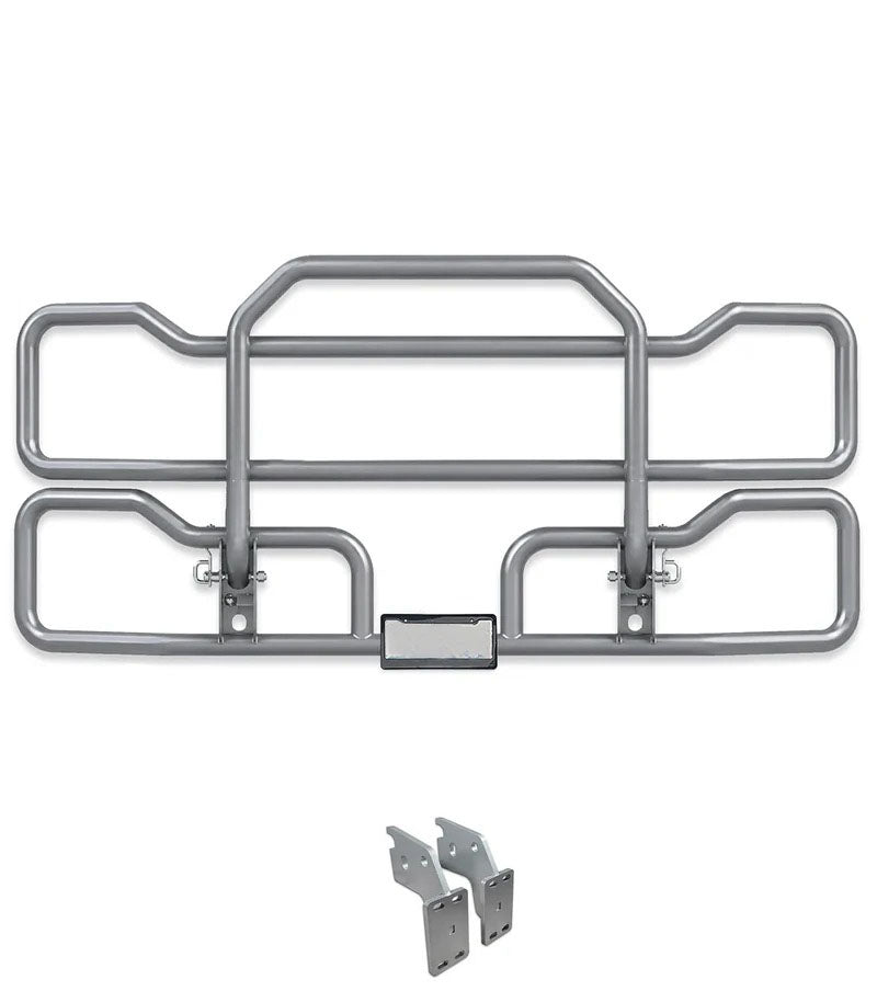 Gray Front Grille Deer Moose Bumper Guard (No Fog, only Steel Bumper) 2018+ Mack Anthem