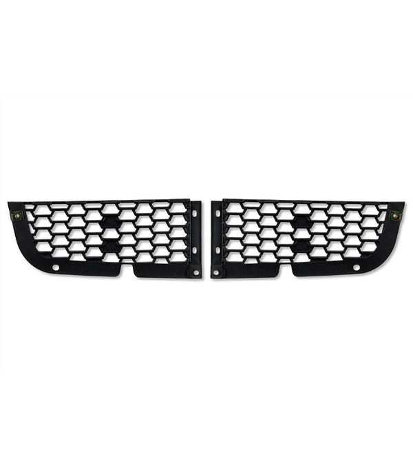 Front Bumper Upper Trim Mesh Grilles Set 2018-2024 Freightliner Cascadia