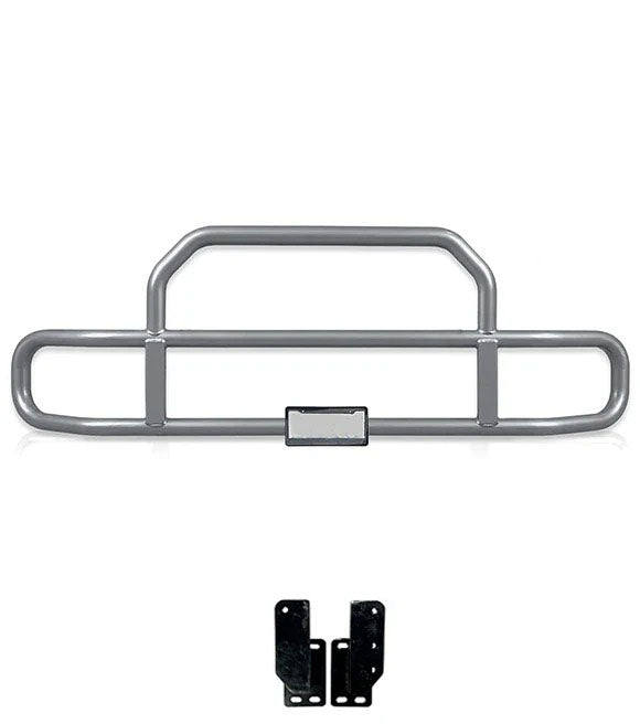 Gray Front Grille Deer Moose Bumper Guard 2004+ Mack Granite GU713 (Set-Back)