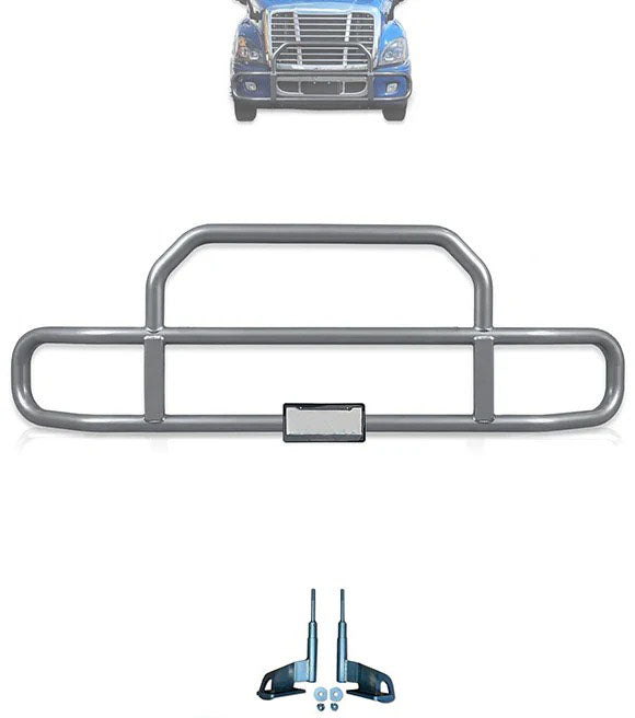 Gray Front Grille Deer Moose Bumper Guard 2008-2017 Freightliner Cascadia 125 113
