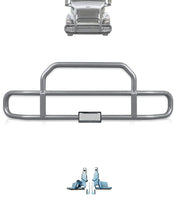 Gray Front Grille Deer Moose Bumper Guard 2004-2017 Volvo VNL