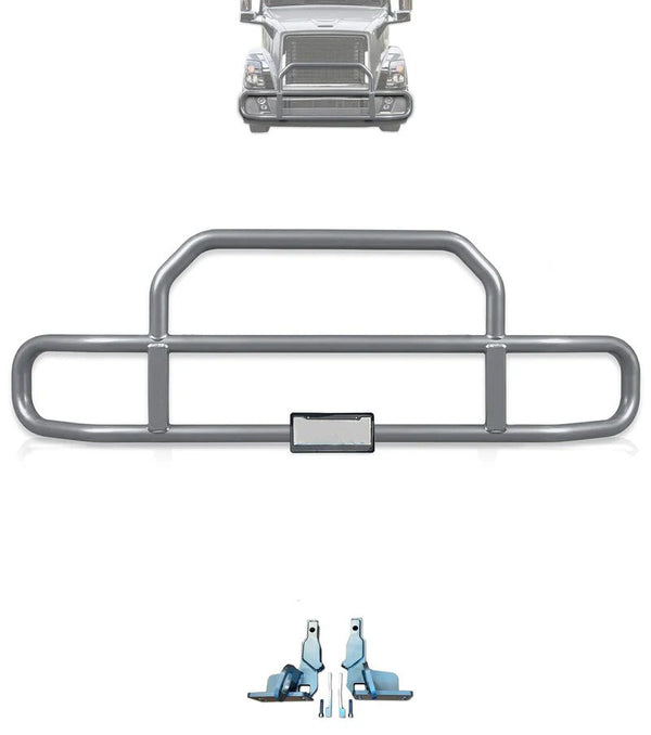 Gray Front Grille Deer Moose Bumper Guard 2004-2017 Volvo VNL