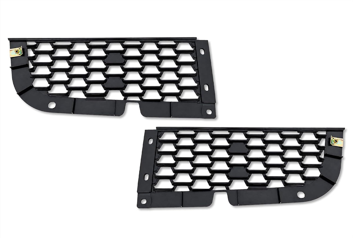 Front Bumper Upper Trim Mesh Grilles Set 2018-2024 Freightliner Cascadia