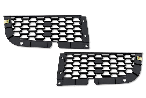 Front Bumper Upper Trim Mesh Grilles Set 2018-2024 Freightliner Cascadia