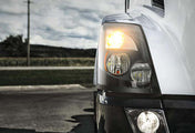 Headlight Full LED Black Passenger 2004-2017 Volvo VNL VT