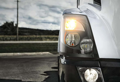 Headlight Full LED Black Passenger 2004-2017 Volvo VNL VT