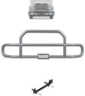 Gray Front Grille Deer Moose Bumper Guard International RH (Plastic Bumper)