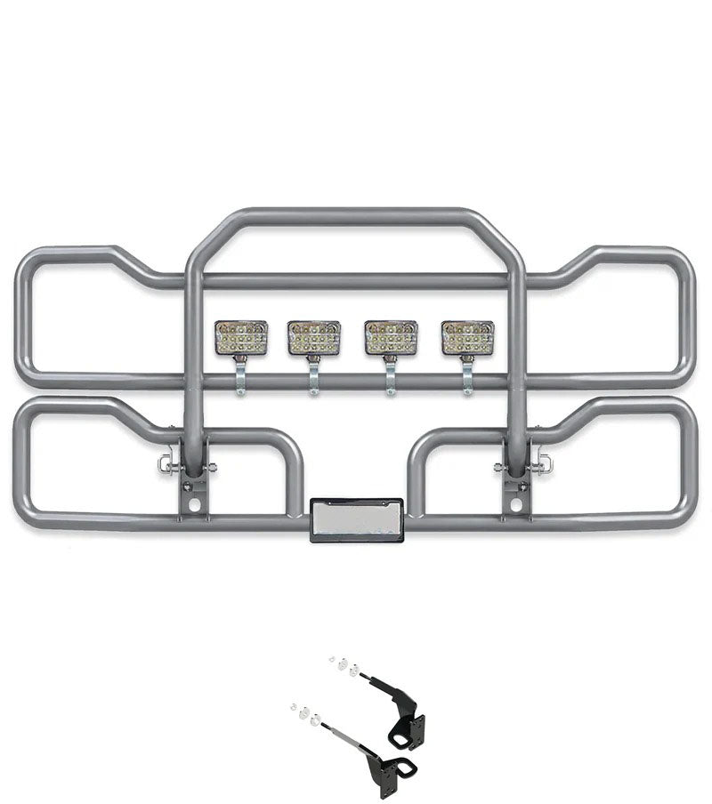 Gray Front Grille Deer Moose Bumper Guard 2018+ Freightliner Cascadia 126 116