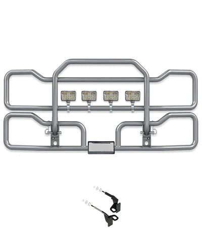 Gray Front Grille Deer Moose Bumper Guard 2018+ Freightliner Cascadia 126 116