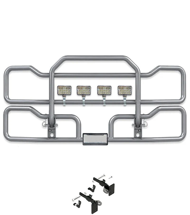 Gray Front Grille Deer Moose Bumper Guard 2012-2021 Kenworth T680
