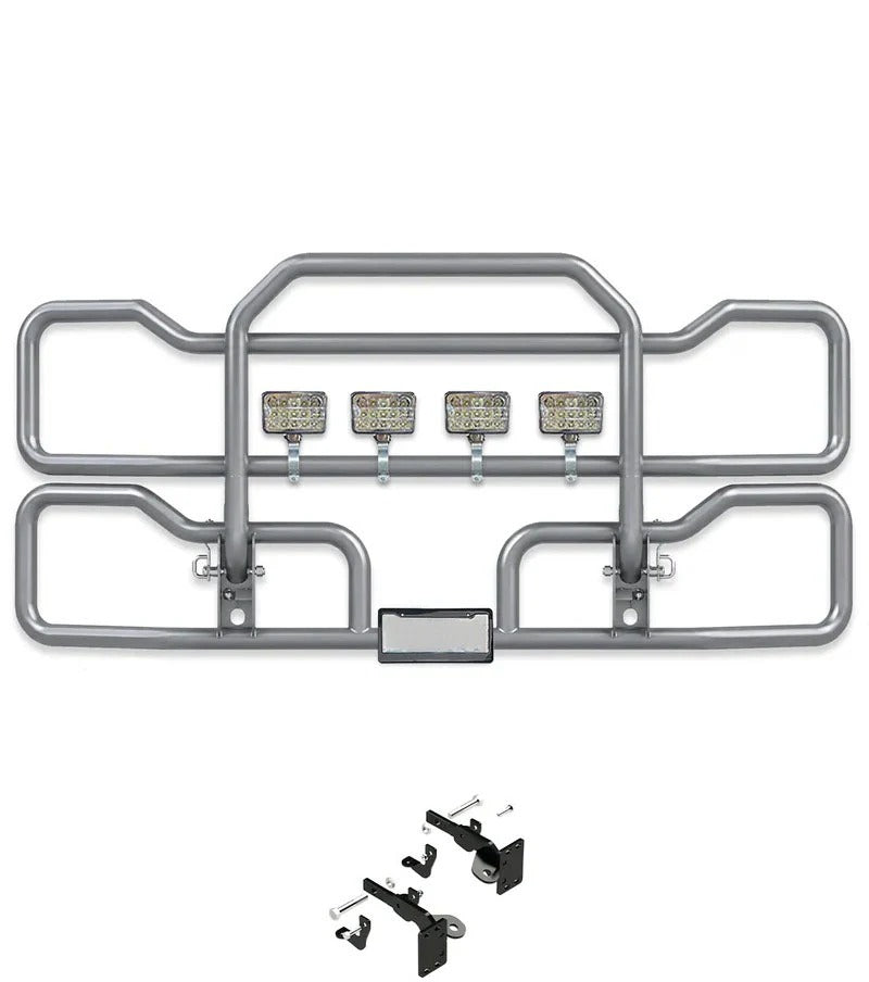 Gray Front Grille Deer Moose Bumper Guard 2013-2021 Peterbilt 579