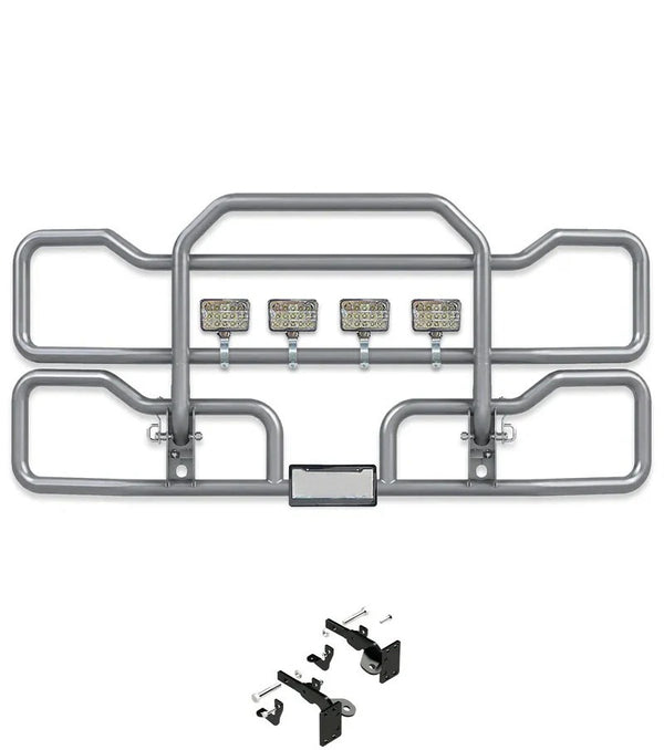 Gray Front Grille Deer Moose Bumper Guard 2013-2021 Peterbilt 579