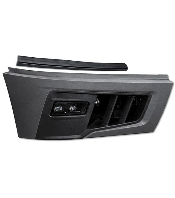 Bumper Corner, End Cap, Bezel and Fog Lamp Set Passenger 2025+ Volvo VNL New