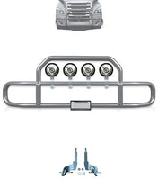 Gray Front Grille Deer Moose Bumper Guard 2018+ Freightliner Cascadia 126 116