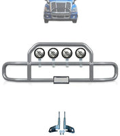 Gray Front Grille Deer Moose Bumper Guard 2008-2017 Freightliner Cascadia 125 113