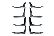 Lower Wind Fairing Cab Extender Plastic w/Brackets Set International LT625
