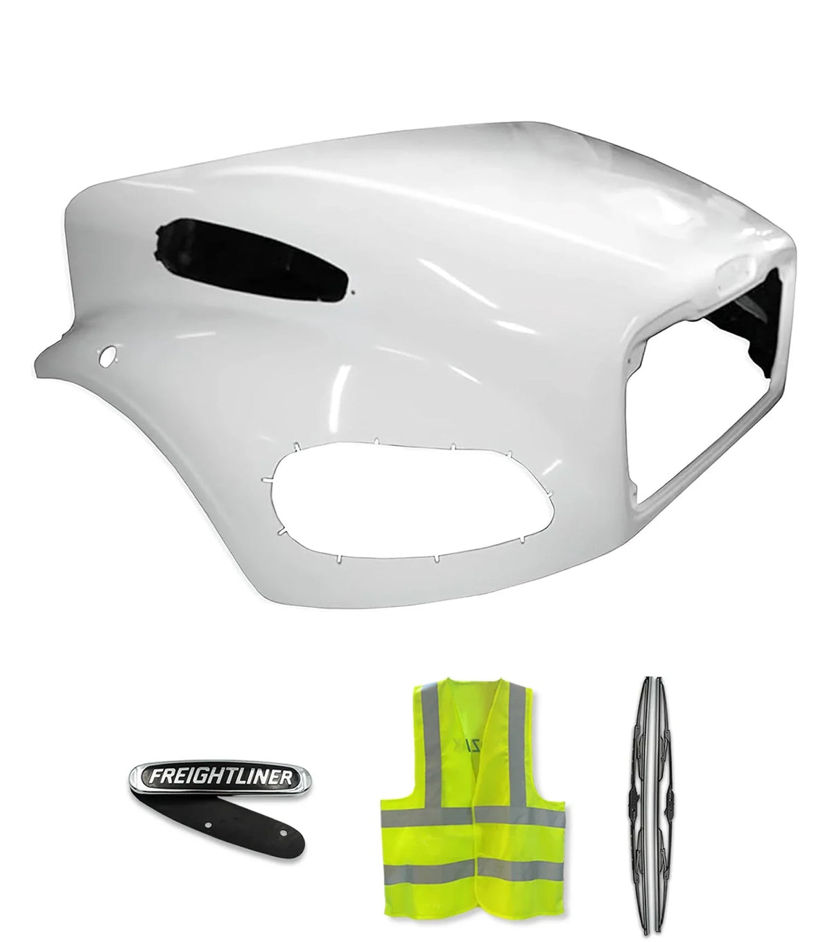 Hood Shell Fiberglass 2005+ Freightliner M2 106